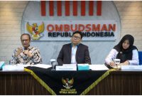 Deputi Bidang Usaha Mikro KemenKopUKM Yulius dalam konferensi pers tentang “Persoalan Akses KUR Bagi UMKM Berbasis Pengaduan Posko Bersama