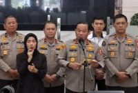 Kepala Operasi Nusantara Cooling System (Kaops NCS) Irjen Asep Edi Suheri SIK MSi dalam konferensi pers di Bareskrim Polri, Senin 2 Oktober 2023.