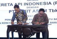 PT Kereta Api Indonesia (Persero) dan PT Bukit Asam Tbk (PTBA) menandatangani perjanjian jangka pendek untuk angkutan batu bara relasi Tanjung Enim Baru - Tarahan dan Tanjung Enim Baru - Kertapati dengan periode tahun 2023 - 2027, serta perjanjian kerangka kerja sama pengembangan angkutan batu bara relasi Tanjung Enim Baru - Keramasan.