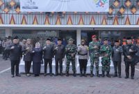 Penjabat Sekretaris Daerah (Pj Sekda) kota Palembang, Ir H Gunawan MTP bersama seluruh OPD serta Forum Koordinasi Pimpinan Daerah (Forkopimda) gelar upacara bersama peringati Hari Sumpah Pemuda (HSP) ke-95 Tahun 2023 di halaman parkir Kantor Walikota Palembang, Senin 30 Oktober 2023.
