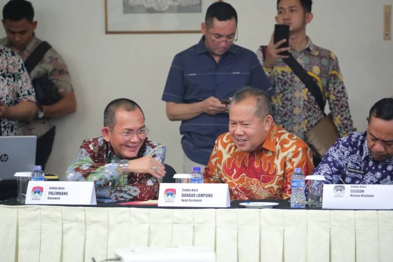 Penjabat (PJ) Sekretaris Daerah (Sekda) Kota Palembang Gunawan mengikuti Forum Sekda Kota Seluruh Indonesia di Hotel Borobudur, Jakarta, Selasa 31 Oktober 2023.