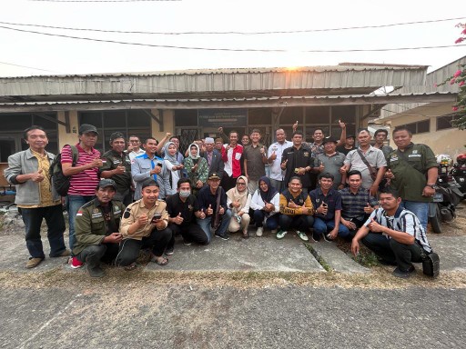 Pengurus dan Anggota PWI Ogan Ilir peserta PJI