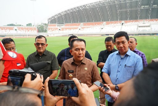 Pj Gubernur Sumsel Agus Fatoni Tinjau Fasilitas Olahraga JSC Palembang