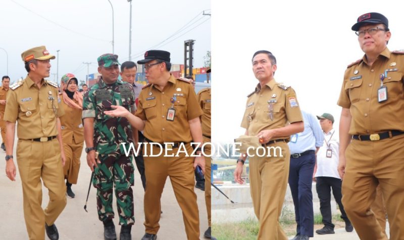 Pj Walikota Ratu Dewa bersama jajaran meninjau Proyek IPAL, persiapan Kunker Presiden Jokowi di Palembang