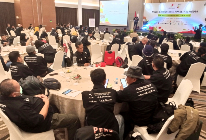 Media Gathering dan Apresiasi Media FJM wilayah Sumbagsel dari tanggal 24-26 Oktober 2023 di Puncak, Bogor, Jawa Barat.