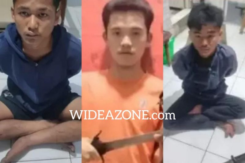 Tiga pelajar harus berurusan dengan buru sergap [Buser] Polsek Plaju Palembang. Pasalnya kedapatan membawa senjata tajam (Sajam)