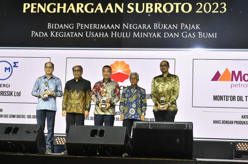 Kementerian ESDM memberikan anugerah penghargaan Subroto 2023 kepada 7 (tujuh) KKKS dengan bidang dan kategori berbeda
