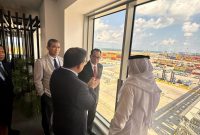 Menteri Perhubungan Budi Karya Sumadi melakukan pertemuan dengan CEO Abu Dhabi Port Saif Al Mazrouei, Sabtu (25/11/2023)