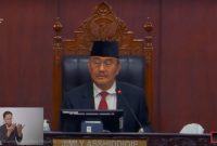 Ketua Majelis Kehormatan Mahkamah Konstitusi (MKMK), Jimly Ashhiddiqie (Foto: tangkapan layar Youtube Mahkamah Konstitusi)