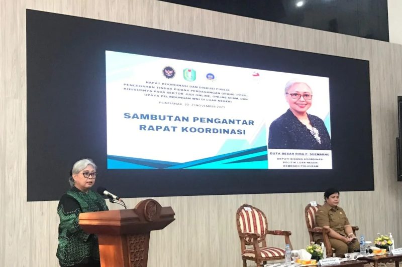 Deputi Bidang Koordinasi Politik Luar Negeri Kemenkopolhukam Rina P Soemarno