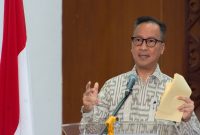 Menteri Perindustrian Agus Gumiwang Kartasasmita