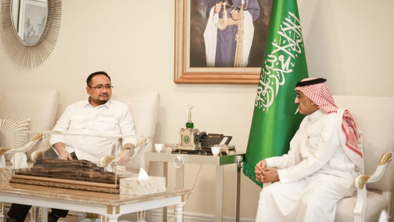 Menteri Agama RI, Yaqut Cholil Qoumas dan Duta Besar Arab Saudi untuk Indonesia, Faisal bin Abdullah Al-Mudi