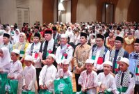 Prihatin bercampur duka mendalam turut dirasakan Penjabat [PJ] Walikota H Ratu Dewa atas konflik panjang tak berkesudahan di Jalur Gaza Palestina. Bersama 1000 anak Yatim se-kota  Palembang dirinya menggelar doa bersama untuk Rakyat Palestina.