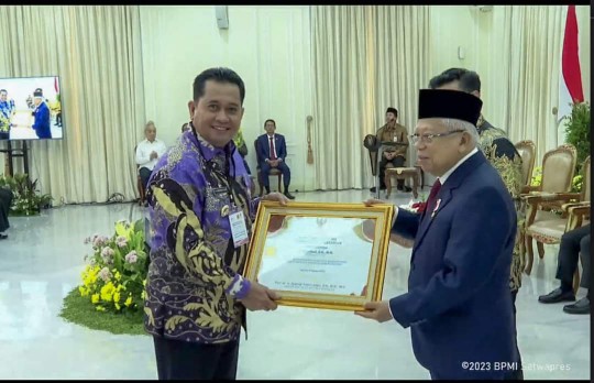 Kepemimpinan Bupati-Wabup Banyuasin Tuai 3 Penghargaan Adhikarya dari Wapres RI 