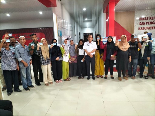 Pemerintah Kabupaten Banyuasin melalui Dinas pencatatan sipil telah menyiapkan sebanyak 4000 Blangko Kartu Tanda Penduduk [KTP].