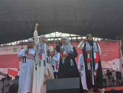 Ribuan Umat Muslim di Palembang Gelar Aksi Solidaritas Bela Palestina