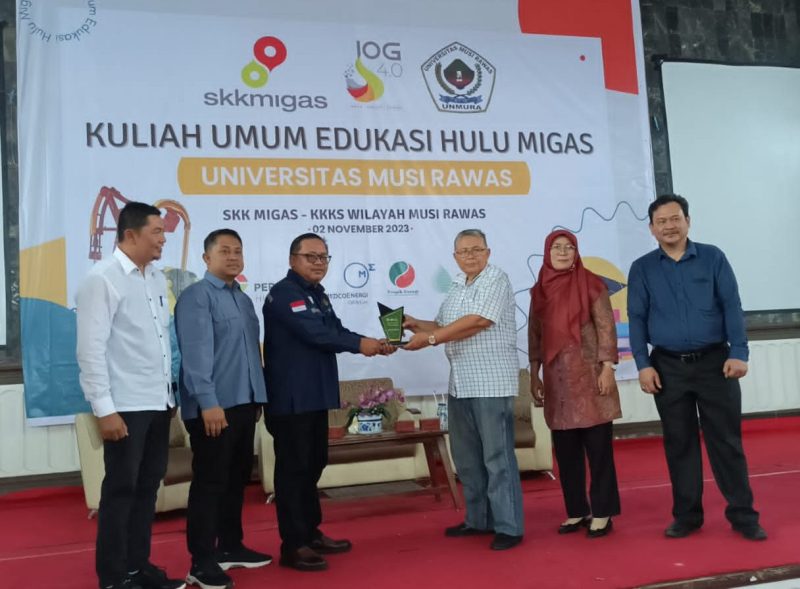 Kuliah umum edukasi hulu migas di Universitas Musi Rawas