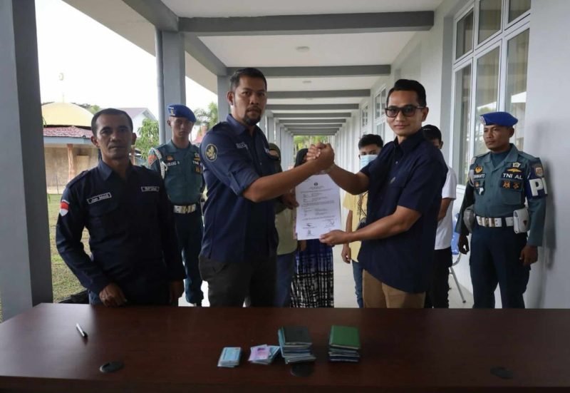 TNI AL berhasil mengamankan 36 pekerja migran Indonesia Non Prosedural di Dumai