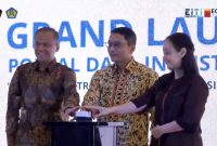 Grand Launching Portal Data Ekstraktif di Jakarta.