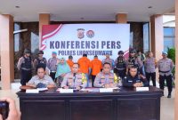 Kapolres Lhokseumawe, AKBP Henki Ismanto saat menggelar konferensi pers