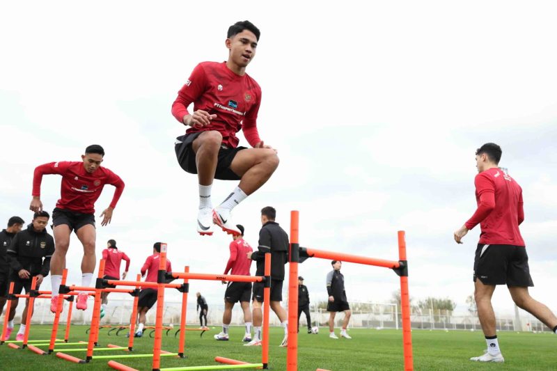 Timnas Indonesia saat pemusatan latihan (TC) di Antalya, Turki