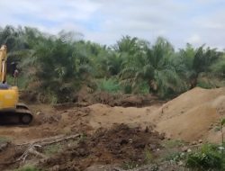 Jalan Lingkar Desa Sungai Pinang Lagati Mulai Dibangun
