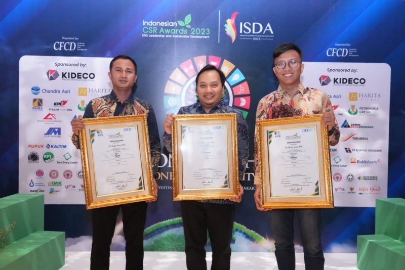 Lagi, PTBA Peroleh 3 Penghargaan ICA 2023 CSR Berkelanjutan