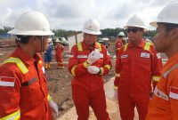 SKK Migas melakukan sidak proyek Seleraya Belida (SRB) di Gelumbang Kabupaten Muara Enim