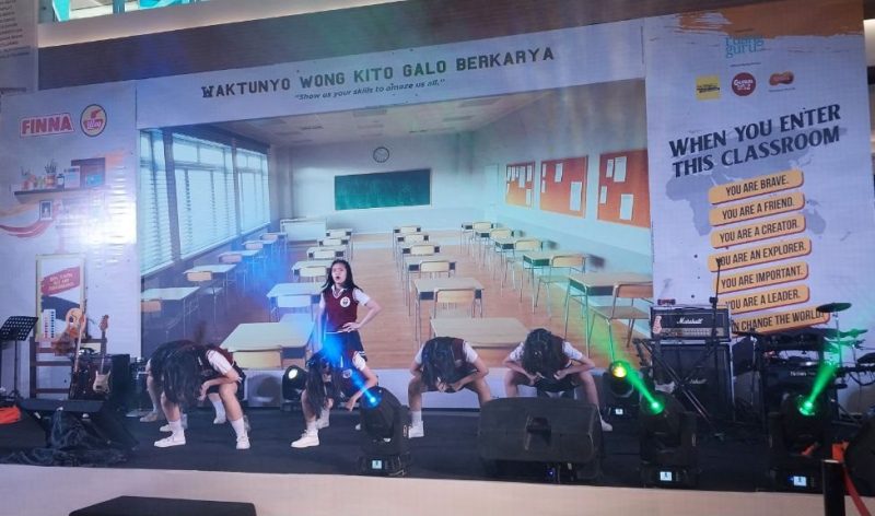 Salah satu peserta lomba dance di gelaran