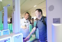 migrasi telah memasang 78 autogate baru di Terminal 3 Bandara Soekarno-Hatta