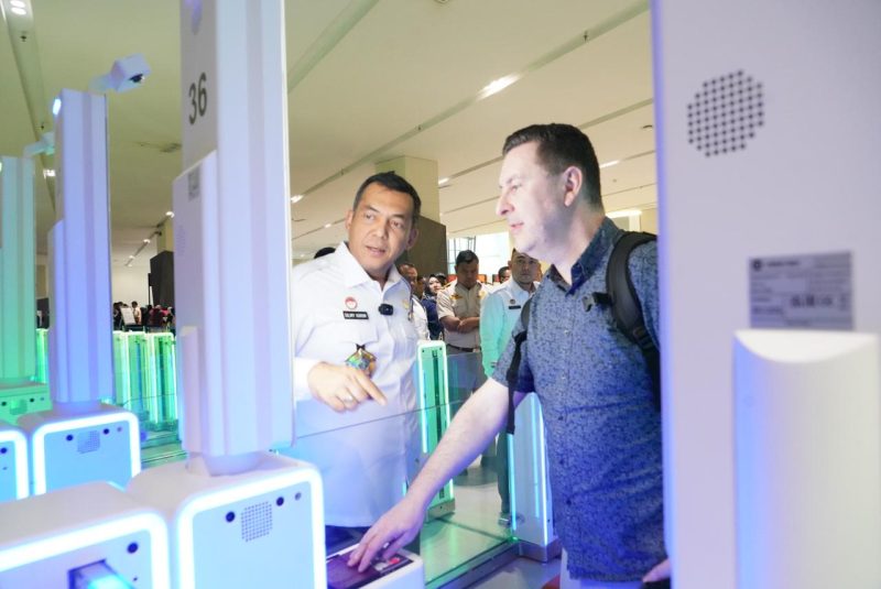 migrasi telah memasang 78 autogate baru di Terminal 3 Bandara Soekarno-Hatta