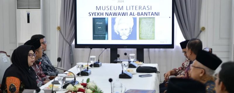 Wapres RI KH Ma’ruf Amin menerima para pakar Filologi yang tergabung dalam Tim Museum Literasi Syekh Nawawi Al-Bantani