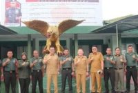 PJ Bupati Lahat Muhammad Farid SSTP MSi melakukan silaturahmi dengan Komandan Distrik Militer [Dandim] 0405 Letkol Infanteri Asis Kamaruddin SE MIP beserta staf di Makodim, Selasa 9 Januari 2024.
