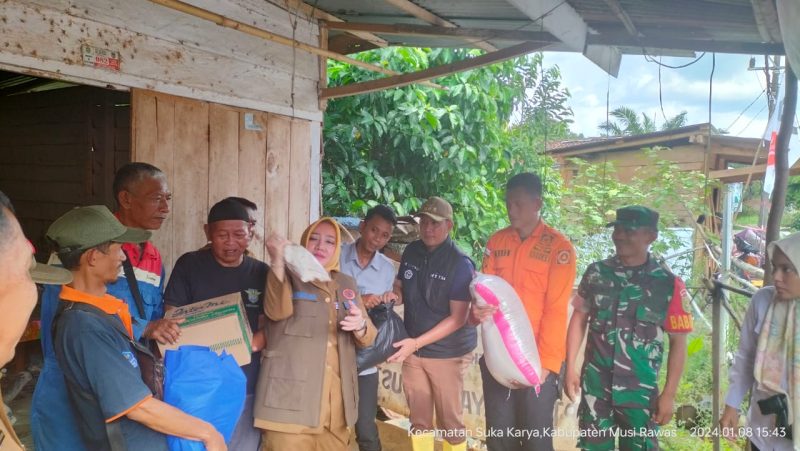 KKKS Bersama SKK Migas Bantu Warga Musi Rawas Terdampak Banjir