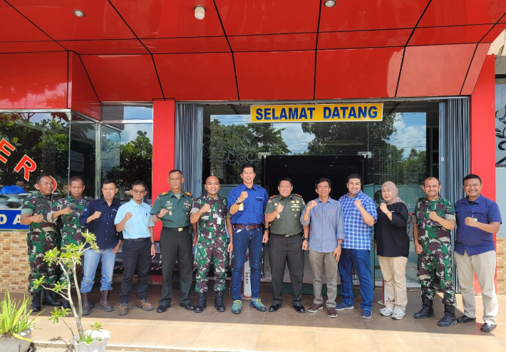 Dandim 0404 Muara Enim bersama jajaran Kodim 0404 Muara Enim bersilaturahmi dan berkoordinasi kepada Kontraktor Kontrak Kerjasama [KKKS] Pertamina Pendopo Field dan Pertamina Adera Field pada Selasa 9 Januari 2024.