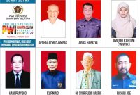 Gambar surat suara Pemilihan Ketua PWI Sumsel 2024.