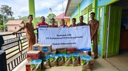 PT Pertamina EP Pendopo Field dan Adera Field memberikan bantuan kemanusiaan bagi masyarakat terdampak banjir dan tanah longsor di wilayah kerja operasional