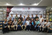OJK menggelar diskusi bersama Pemprov Sumsel, perbankan, GAPKI dan APKASINDO terkait perkembangan penyaluran kredit program peremajaan kelapa sawit rakyat di Sumsel 
