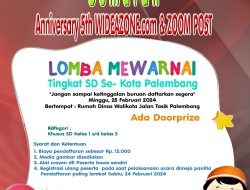 Semarak Anniversary WIDEAZONE.com Gelar Lomba Mewarnai Tingkat SD se-Kota Palembang