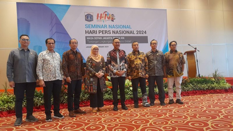 Kepala Otorita IKN, Bambang Susantono yang menjadi keynote speaker dalam Seminar Masa Depan Jakarta Pasca IKN