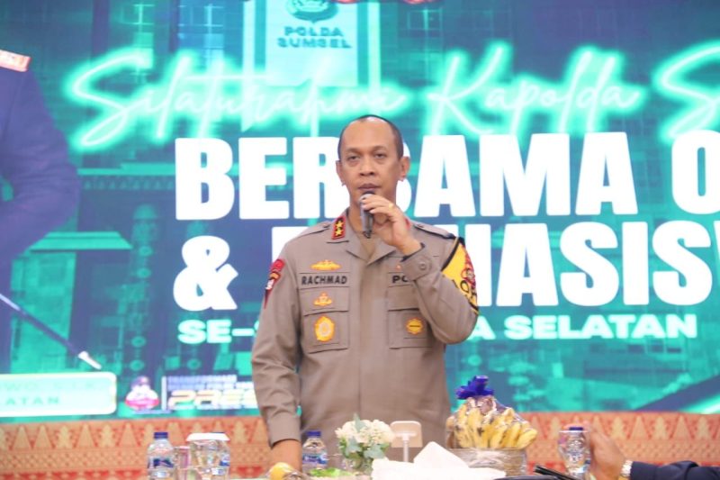 Kapolda Sumsel Irjen A Rachmad Wibowo SIK
