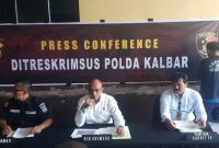 Dirkrimsus Polda Kalbar Kombes Sardo Pardamean Sibarani dalam keterangan persnya, Jumat 9 Februari 2024.