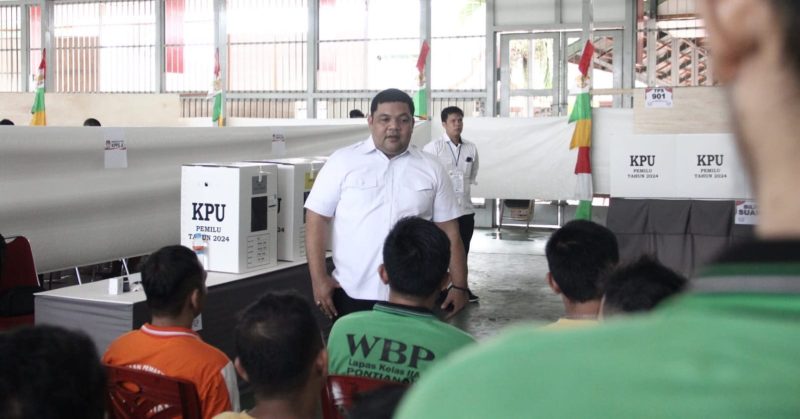 Kakanwil Kemenkumham Kalbar memastikan Pelaksanaan Pemilu di Lapas dan Rutan berjalan demokratis dan lancar
