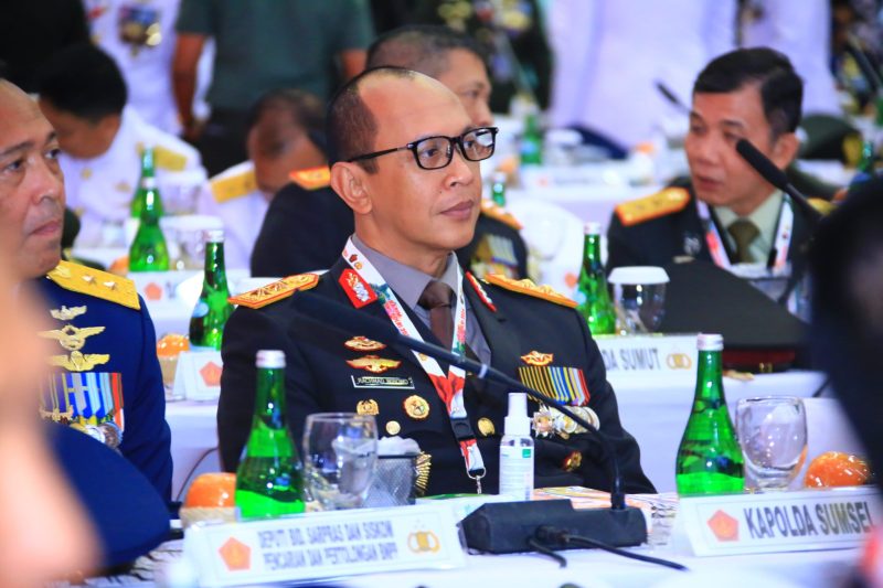 Kapolda Sumsel Irjen Pol A Rachmad Wibowo, SIK menghadiri Rapat Pimpinan [Rapim] di Mabes TNI, Cilangkap, Jakarta Timur.
