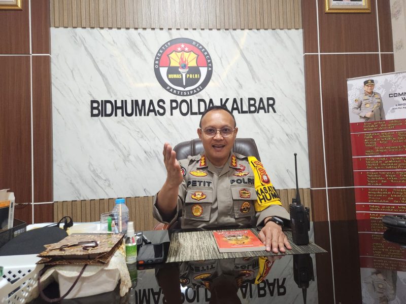 Kabid Humas Polda Kalbar Kombes Pol Raden Petit Wijaya SIK MM