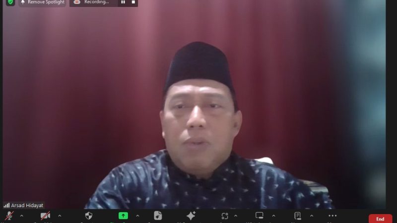 Direktur Bina Haji Arsad Hidayat buka seleksi Pendukung PPIH Arab Saudi 1445 H