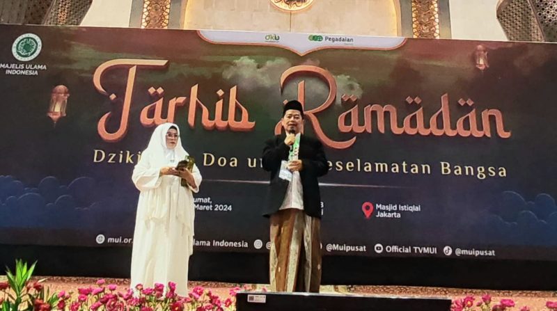 Tarhib Ramadhan Majelis Ulama Indonesia (MUI) di Masjid Istiqlal, Jumat (1/3/2024)