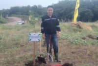 DLH PALI bersama Dinas Kehutanan Sumsel Lakukan Penanaman Pohon Serentak