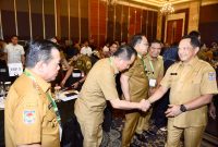 Pj Gubernur Agus Fatoni Hadiri Rakor HKBN 2024 bersama Mendagri dan Kepala Badan Pangan Nasional