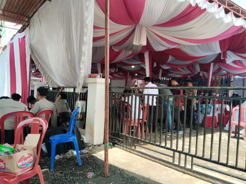 Suasana Rapat Pleno KPU Kabupaten Empat Lawang, yang diselenggarakan pada 1-2 Maret 2024